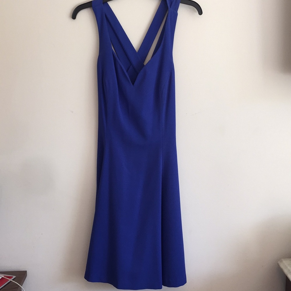 Blue cocktail dress